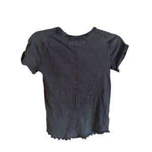 Free People Women’s Be My Baby Cotton Tee Shirt Basic Essential Size Small NWOT